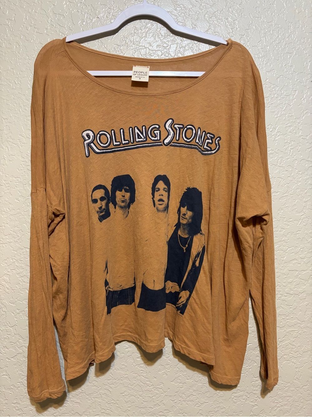 People of Leisure Rolling Stones Graphic Long Sleeve Tee